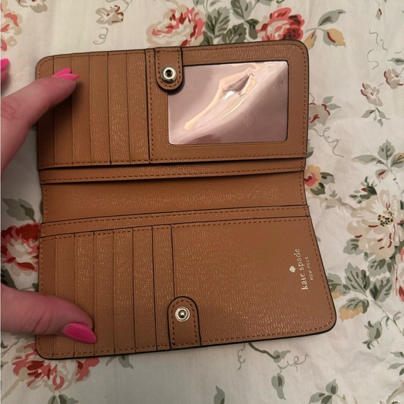 Kate Spade Tan Leather Satchel with Classic Silhouette - Picture 14 of 14